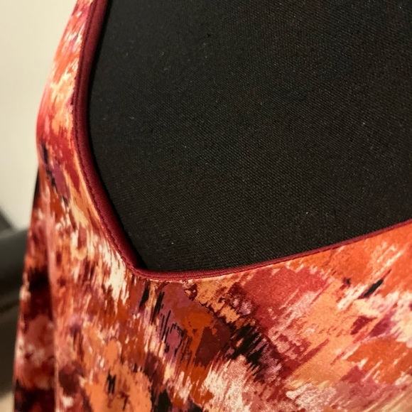 Nicole Miller New York Berry Fuchsia Maxi  Strappy Dress NWT Size M - Picture 4 of 6